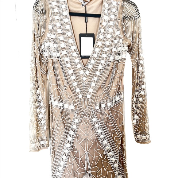 Misguided Embellished Party Dress - Picture 3 of 3